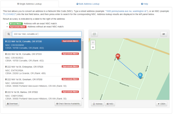 Picture of Address Lookup